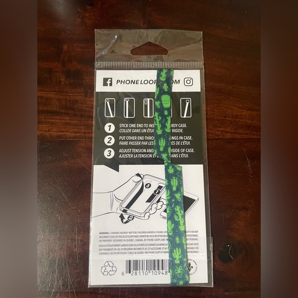 NEW Phone Loop - Fun Cactus Design - Picture 3 of 3